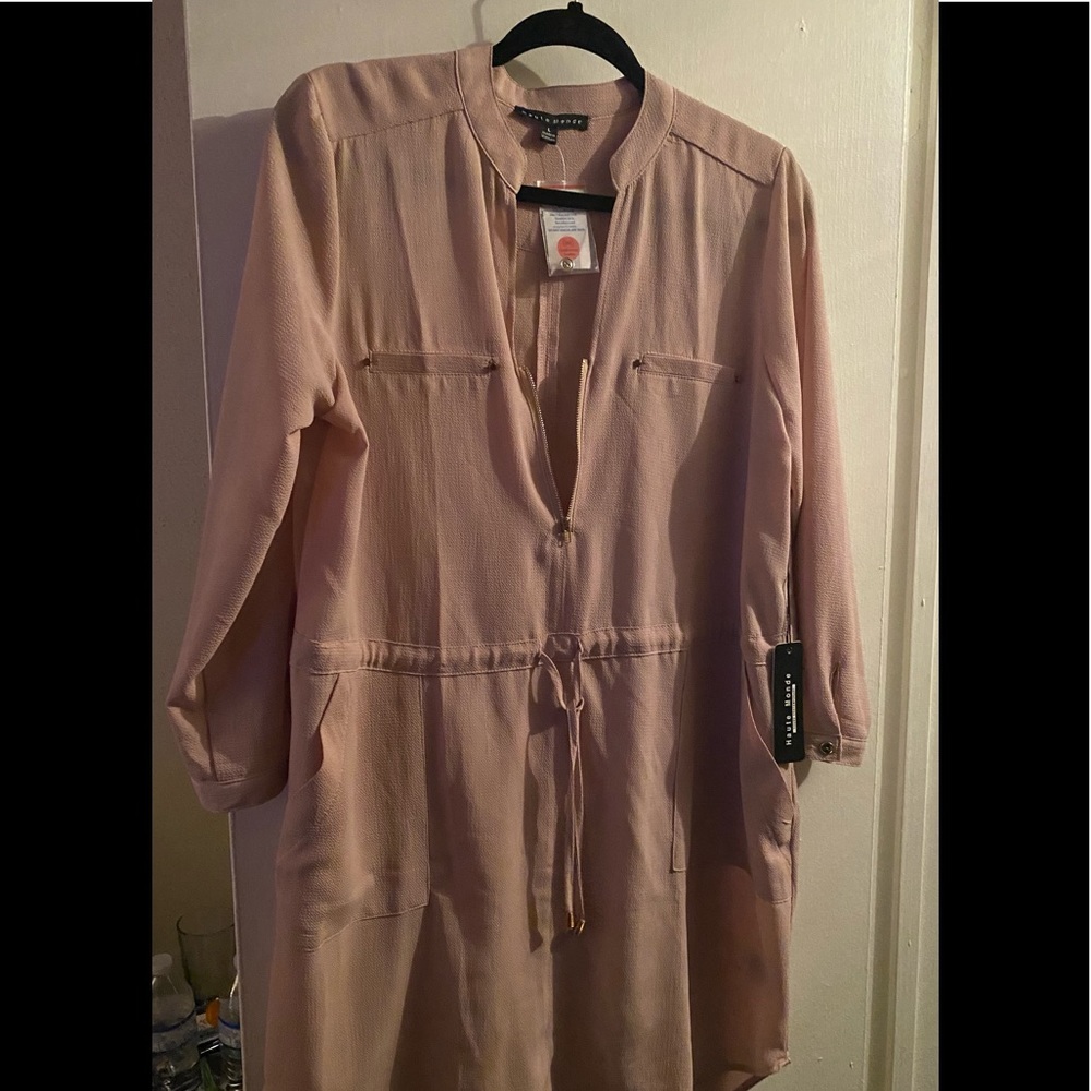 Peach Colored Mini Dress